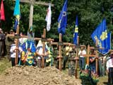 Над могилами невідомих січовиків